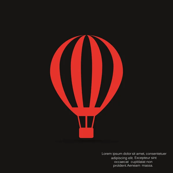 空气气球简单图标 — 图库矢量图片