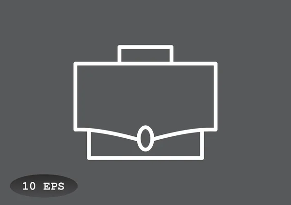 Briefcase simple icon — Stock Vector