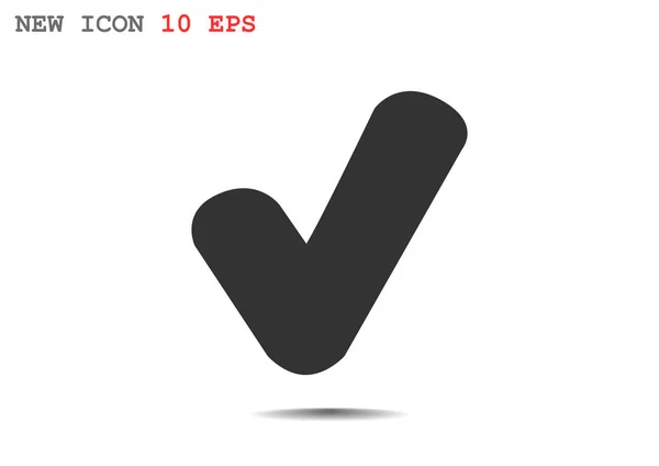 Vinkje web pictogram — Stockvector