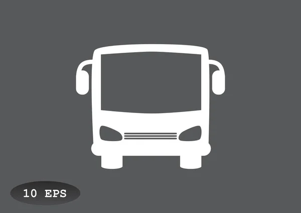 Bus web pictogram — Stockvector