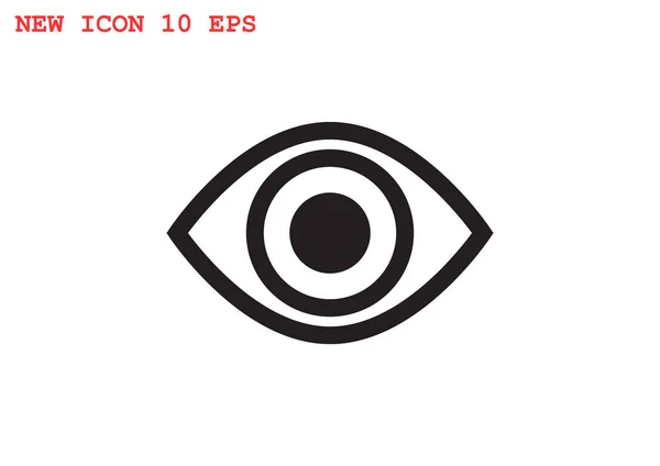 Jednoduchý ikona oka — Stockový vektor