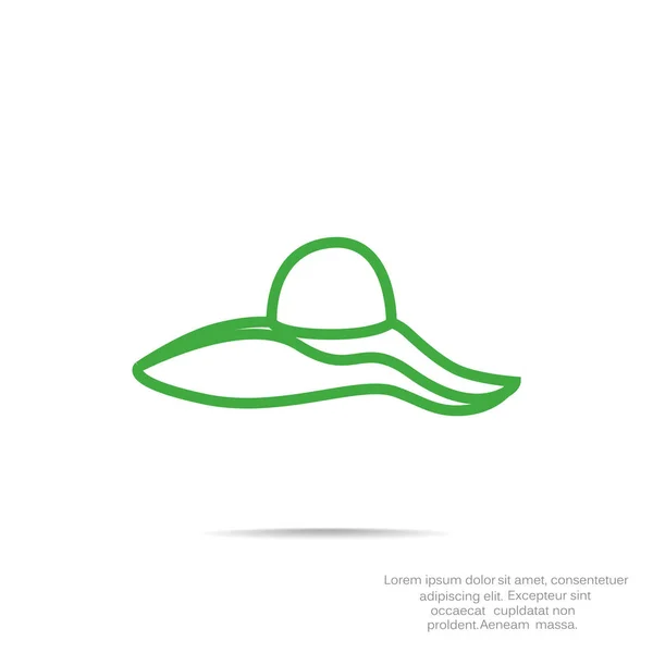ไอคอนเว็บหมวก — ภาพเวกเตอร์สต็อก