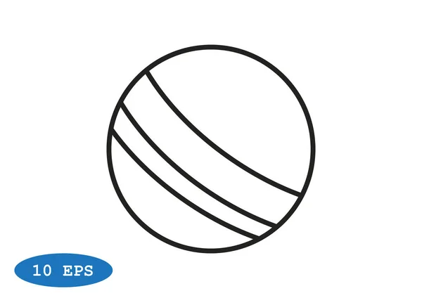 Ball einfaches Symbol — Stockvektor