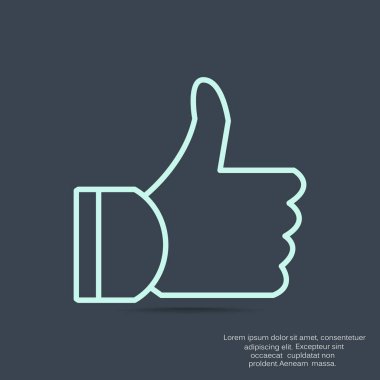 Basit simgeyi parmakla