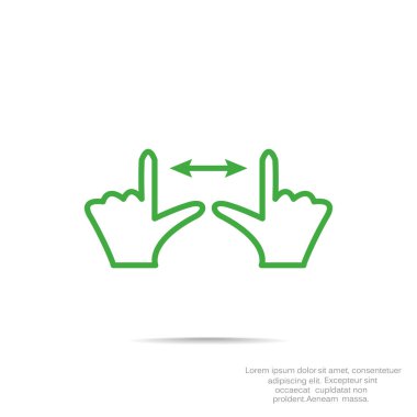 Dokunmatik ekran web simgesi