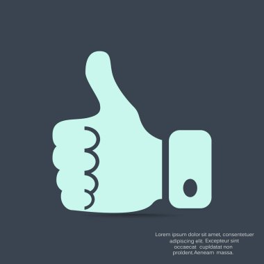 Basit simgeyi parmakla