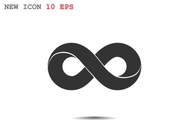 Sonsuzluk sembolü web simgesi 