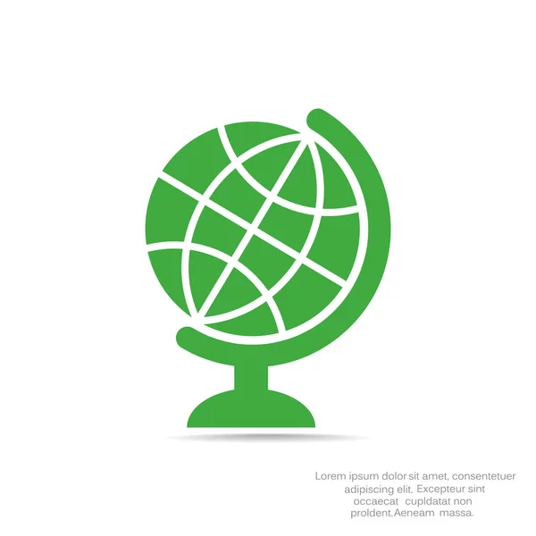 Globe line icon — Stock Vector