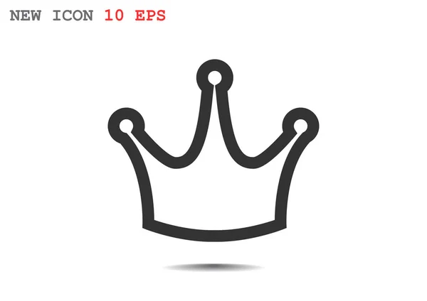 Kroon web pictogram — Stockvector