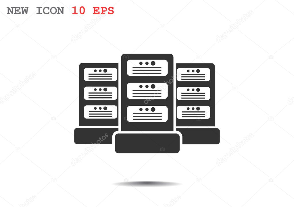 Data servers web icon