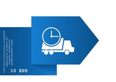 Nakliye ve teslimat simgesi