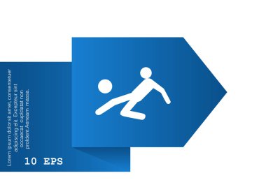 Futbol oyuncu siluet