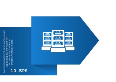 Veri sunucuları web simgesi