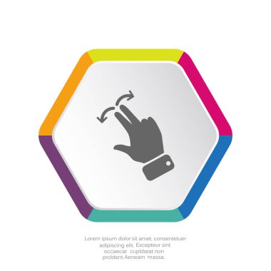 Dokunmatik ekran web simgesi