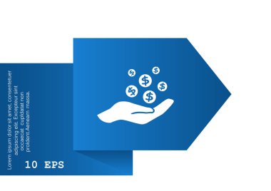 İnsan eline düşen paraları