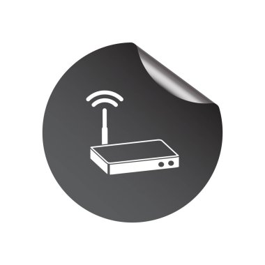 yönlendirici basit simgesi