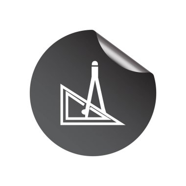 Pergel ile cetvel simgesi