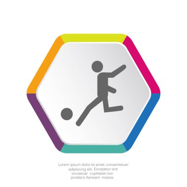 Futbol oyuncu siluet