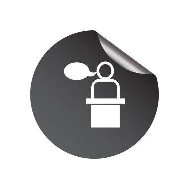 hoparlör simgesi silüeti