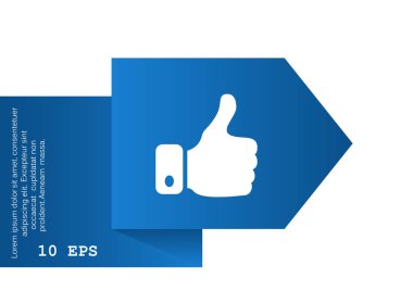 Basit simgeyi parmakla