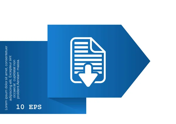 Descargar icono web de archivo — Archivo Imágenes Vectoriales