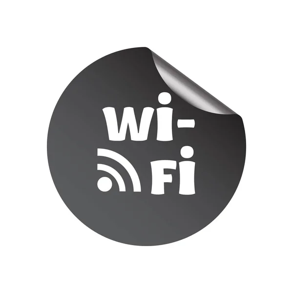 WiFi enkel ikon — Stock vektor