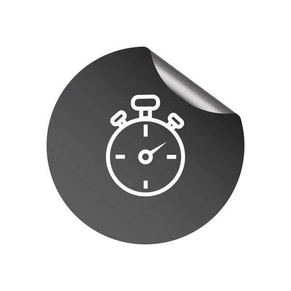 Chronomètre Flat Icon — Image vectorielle