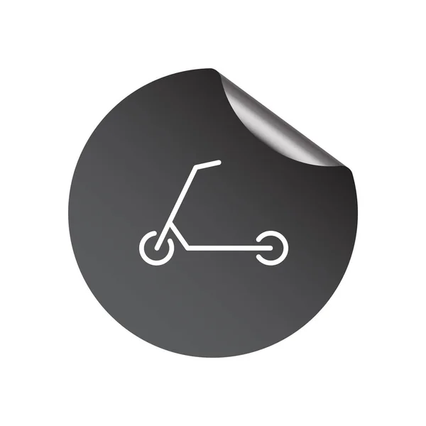 Scooter for children icon — Stock Vector