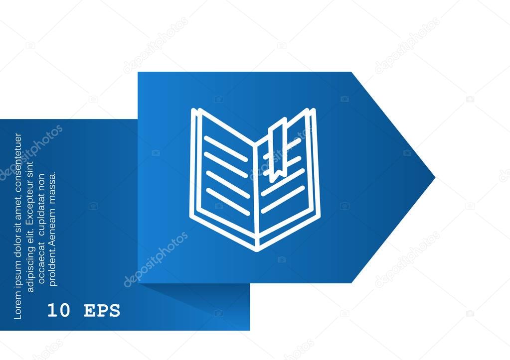 book flat icon 