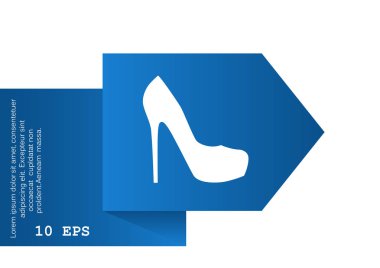 Topuk ayakkabı satırı simgesi