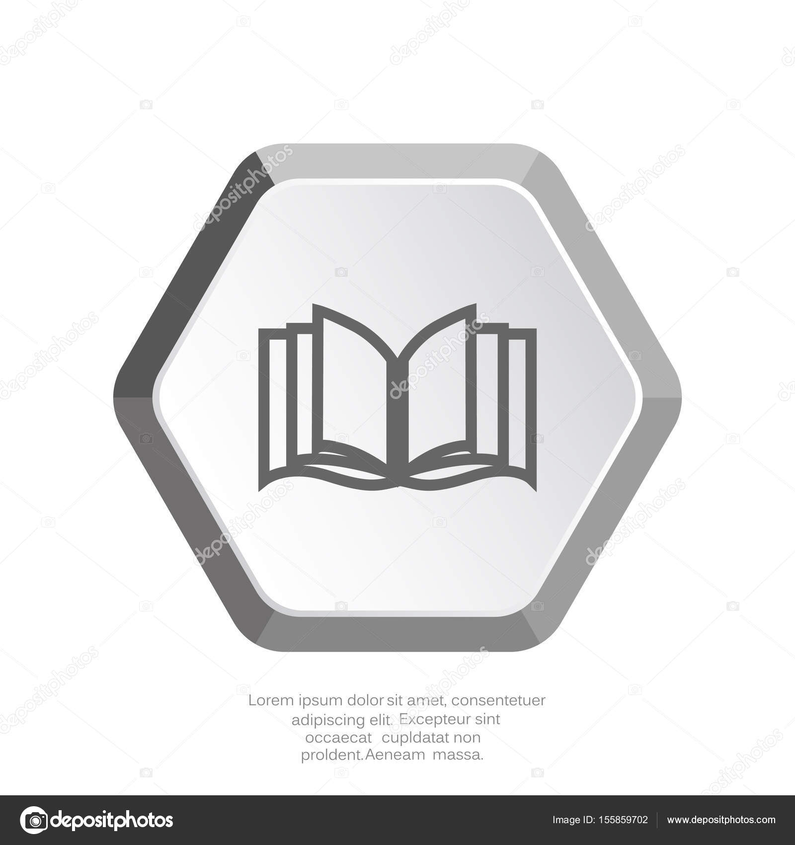 Book Flat Icon Stock Vector C Lovart