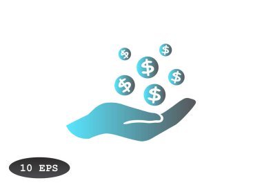 İnsan eline düşen paraları