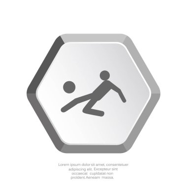 Futbol oyuncu siluet