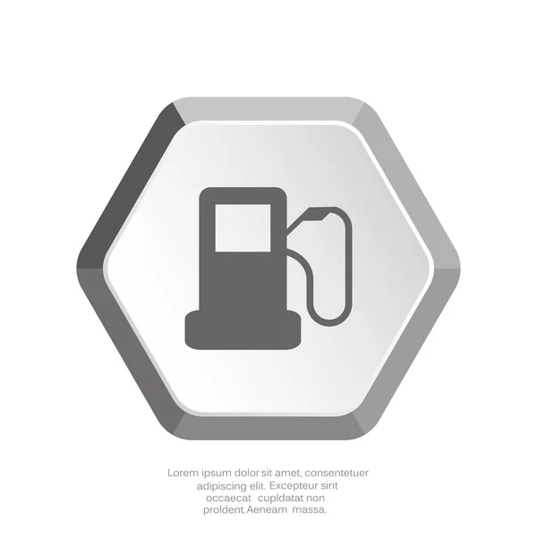 Icono de gasolinera — Vector de stock