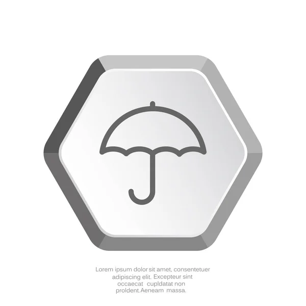 Umbrella web icon — Stock Vector