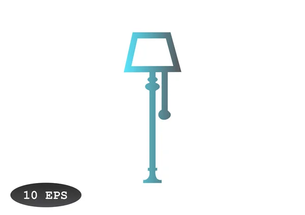 Простий лампа значок — стоковий вектор