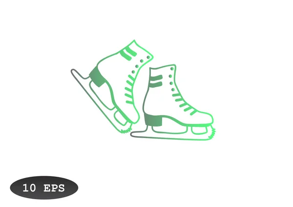 스케이트 웹 아이콘 — 스톡 벡터
