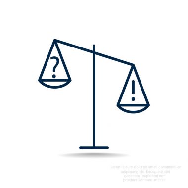 Adalet basit web simgesi ölçekleri