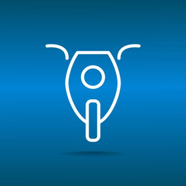 Basit web satırı motosiklet