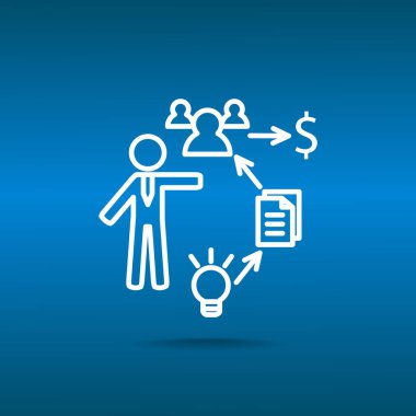 İş basit web simgesi