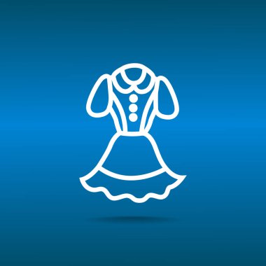 elbise basit simgesi