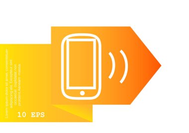 Boş ekranlı basit akıllı telefon