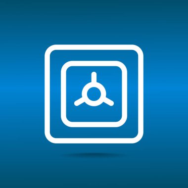 güvenli basit simgesi