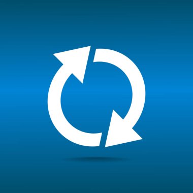 döndürme oklarını bir daire içinde 