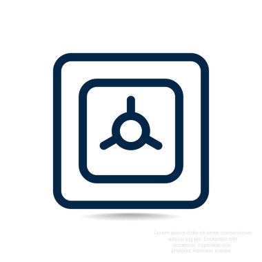 güvenli basit simgesi