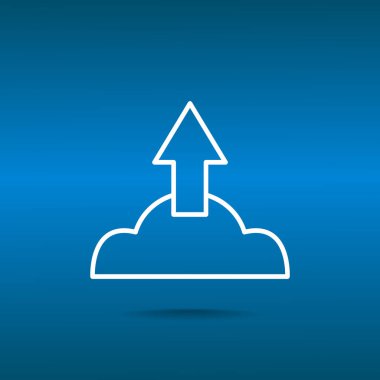 Bulut dosya download simgesi