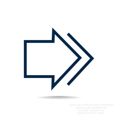 Ok işaret doğru simgesi