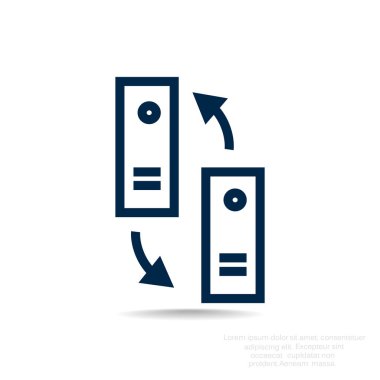 Bilgi değişimi simgesi