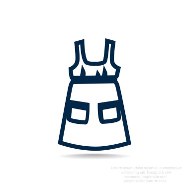 elbise basit simgesi