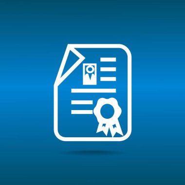 Sertifika web simgesi 